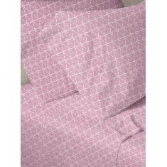 Σετ Σεντόνια Menta Εμπριμέ 940 Pink Διπλό (200x250) Sunshinehome |  Σεντόνια Διπλά στο espiti