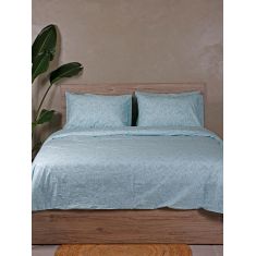 Σετ Σεντόνια Cotton Feelings 2040 Aqua Διπλό (200x270) Sunshinehome |  Σεντόνια Διπλά στο espiti
