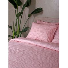 Σετ Σεντόνια Cotton Feelings 2042 Pink Υπέρδιπλο με λάστιχο (170x205+30) Sunshinehome |  Σεντόνια Υπέρδιπλα / King Size στο espiti