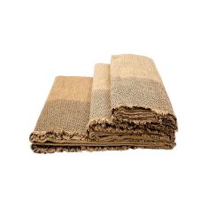 Ριχτάρι Σενίλ Frame 4 Brown Σετ 3 τεμαχίων (1θ – 2θ – 3θ) Sunshinehome |  Ριχτάρια στο espiti