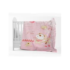 Κουβέρτα Βελουτέ Κούνιας 1000 Pink 110x140 Sunshinehome |  Βρεφικές Κουβέρτες στο espiti