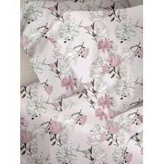 Παπλωματοθήκη Menta Εμπριμέ 070 Pink Μονή (170x250) Sunshinehome |  Παπλωματοθήκες Μονές στο espiti