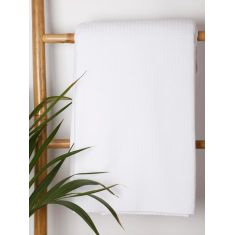 Κουβέρτα πικέ cotton White Μονή (165x265) Sunshinehome |  Κουβέρτες Βελουτέ Μονές στο espiti