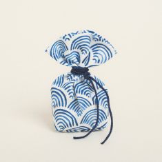 Beauty Home ΠΟΥΓΚΙ ΜΕ ΒΑΣΗ 8 x 12 cm ΜΠΛΕ ΚΥΜΑΤΑ       |  Είδη για τον Γάμο στο espiti