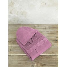 Μπουρνούζι με κουκούλα Zen - Extra Large - Dark Rose Nima Home |  Μπουρνούζια στο espiti