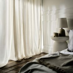 Κουρτίνα με σιρίτι 200x295cm GOFIS HOME  Renata  Beige AW24 506/06 |  Ετοιμες μονοχρωμες κουρτίνες στο espiti