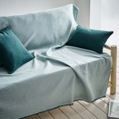 Ριχτάρι Διθέσιου 180x250cm GOFIS HOME  Rene Turquoise Blue SS24 732 |  Ριχτάρια στο espiti