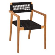 ΠΟΛΥΘΡΟΝΑ CHARLOTTE HM9637.02 ΞΥΛΟ TEAK ΦΥΣΙΚΟ & ΜΑΥΡΟ ΣΧΟΙΝΙ 59x54x83Y εκ. |  Πολυθρόνες σαλονιού στο espiti
