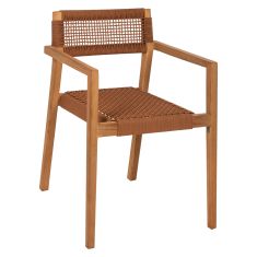 ΠΟΛΥΘΡΟΝΑ CHARLOTTE HM9637.01 ΞΥΛΟ TEAK ΦΥΣΙΚΟ & ΚΑΦΕ ΣΧΟΙΝΙ 59x54x83Y εκ. |  Πολυθρόνες σαλονιού στο espiti