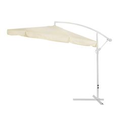 ΟΜΠΡΕΛΑ ΚΡΕΜΑΣΤΗ NOBLE Φ300x237cm. ΣΤΡΟΓΓΥΛΗ ΣΕ ΒΑΣΗ ΜΕ 4 ΠΟΔΙΑ HM6008 |  Ομπρέλες κήπου στο espiti