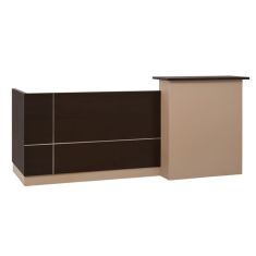 ΓΡΑΦΕΙΟ ΥΠΟΔΟΧΗΣ DALTON HM2068.01 ΜΕΛΑΜΙΝΗ ΣΕ WENGE-ΜΠΕΖ 240x80x106Υεκ. |  Γραφεία στο espiti