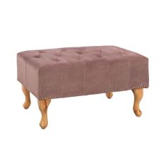 ΤΑΜΠΟΥΡΕ T.CHESTERFIELD EMMA HM226.05 ΣΑΠΙΟ ΜΗΛΟ ΒΕΛΟΥΔΟ-ΠΟΔΙΑ ΣΕ ΦΥΣΙΚΟ 78x46x40Y |  Σκαμπώ στο espiti