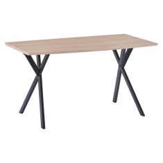 ΤΡΑΠΕΖΙ ALARICK HM8550.01 ΜΕ MDF ΕΠΙΦΑΝΕΙΑ SONAMA & ΜΕΤΑΛΛΙΚΑ ΠΟΔΙΑ 140X80X75Υ εκ. |  Τραπέζια στο espiti