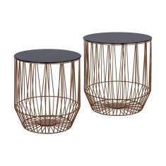 ΖΙΓΚΟΝ 2ΤΜΧ CAGE HM8601 ΜΑΥΡΟ ΓΥΑΛΙ ΚΑΙ ΧΡΥΣΟ ΜΕΤΑΛΛΙΚΟ ΣΚΕΛΕΤΟ |  Τραπέζια στο espiti