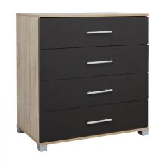 ΣΥΡΤΑΡΙΕΡΑ ΜΕΛΑΜΙΝΗΣ BRIANA HM2204.04 ME 4 ΣΥΡΤΑΡΙΑ SONAMA-ΓΚΡΙ 75x40x83Υ εκ. |  Συρταριέρες -Κονσόλες στο espiti