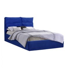 ΚΡΕΒΑΤΙ ROYALTY ΑΠΟ ΒΕΛΟΥΔΟ ΜΠΛΕ ΥΠΕΡΔΙΠΛΟ 160x200 εκ. HM563.08 |  Κρεβάτια στο espiti