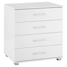 ΣΥΡΤΑΡΙΕΡΑ ΜΕΛΑΜΙΝΗΣ BRIANA HM2204.05 ME 4 ΣΥΡΤΑΡΙΑ ΛΕΥΚΗ 75x40x83Y εκ. |  Συρταριέρες -Κονσόλες στο espiti