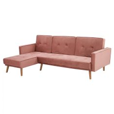 ΚΑΝΑΠΕΣ ΚΡΕΒΑΤΙ ΓΩΝΙΑ ΑΝΑΣΤΡΕΨΙΜΗ TALIA HM3153.02 ΒΕΛΟΥΔΟ ΣΑΠΙΟ ΜΗΛΟ 267x153x85 εκ |  Καναπέδες γωνιακοί στο espiti
