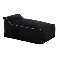 ΠΟΥΦ ZAFER HM5772.12 ΜΕ TEXTILINE ΜΑΥΡΟ ΚΑΙ ΛΕΥΚΟ ΡΕΛΙ 88x128x40-60Υ εκ. |  Σκαμπώ κήπου στο espiti