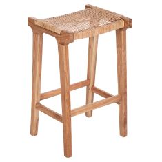 ΣΚΑΜΠΟ ΜΕΣΑΙΟΥ ΥΨΟΥΣ ΑΠΟ MINDI ΞΥΛΟ ΚΑΙ ΚΑΘΙΣΜΑ RATTAN 40X35X66Υεκ.HM9382.11 |  Σκαμπώ μπαρ στο espiti