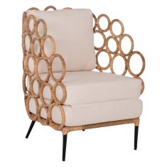 ΠΟΛΥΘΡΟΝΑ RINGER HM9341 ΑΠΟ RATTAN-ΜΕΤΑΛΛΟ ΦΥΣΙΚΟ ΧΡΩΜΑ 65x69x86Y εκ. |  Πολυθρόνες σαλονιού στο espiti
