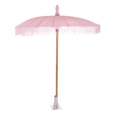 ΟΜΠΡΕΛΑ ΜΠΑΛΙΝΕΖΙΚΗ ΜΑΚΡΑΜΕ ΡΟΖ ΞΥΛO TEAK Φ200X260εκ. HM6035.04 |  Ομπρέλες κήπου στο espiti