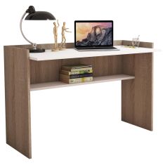 ΓΡΑΦΕΙΟ ΜΕΛΑΜΙΝΗΣ SONAMA ΛΕΥΚΟ 118x58x80Υεκ.HM9227.12 |  Γραφεία στο espiti