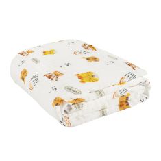 DAS BABY ΚΟΥΒΕΡΤΑ-ΜΟΥΣΕΛΙΝΑ 105X150 RELAX 6622 ΛΕΥΚΟ, ΠΟΡΤΟΚΑΛΙ |  Βρεφικές Κουβέρτες στο espiti
