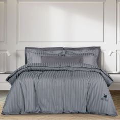 GREENWICH POLO CLUB ΠΑΠΛΩΜΑΤΟΘΗΚΗ ΣΕΤ ΥΠΕΡΔΙΠΛH 2152 DARK GREY |  Παπλωματοθήκες Υπέρδιπλες στο espiti