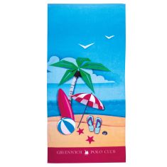 GREENWICH POLO CLUB JUNIOR ΠΕΤΣΕΤΑ ΘΑΛΑΣΣΗΣ 70Χ140 3719 MULTICOLOR |  Πετσέτες Θαλάσσης στο espiti