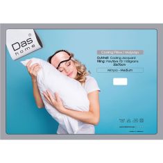 DAS HOME ΜΑΞΙΛΑΡΙ 50Χ70 COOLING 1094 WHITE |  Μαξιλάρια Υπνου στο espiti