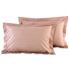 DAS HOME 1011 ΖΕΥΓΟΣ ΜΑΞΙΛΑΡΟΘΗΚΕΣ SALMON SALMON |  Μαξιλαροθήκες Απλές στο espiti