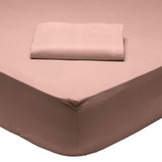 DAS HOME 1011 ΣΕΝΤΟΝΙ ΜΟΝΟ ΜΕ ΛΑΣΤΙΧΟ SALMON SALMON |  Σεντόνια Υπέρδιπλα / King Size στο espiti