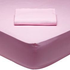 DAS HOME 1012 ΣΕΝΤΟΝΙ ΥΠΕΡΔΙΠΛΟ ΜΕ ΛΑΣΤΙΧΟ PINK PINK |  Σεντόνια Υπέρδιπλα / King Size στο espiti