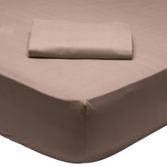 DAS HOME 1003 ΣΕΝΤΟΝΙ ΜΟΝΟ ΜΕ ΛΑΣΤΙΧΟ DARK NUDE DARK NUDE |  Σεντόνια Υπέρδιπλα / King Size στο espiti