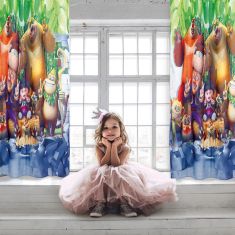 DAS KIDS 2123 ΚΟΥΡΤΙΝΑ ΜΕ ΚΡΙΚΟΥΣ 140Χ280 ΓΚΡΙ, ΚΑΦΕ, ΜΠΕΖ, ΠΡΑΣΙΝΟ |  Ετοιμες παιδικές κουρτίνες στο espiti