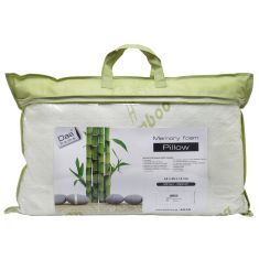 DAS HOME ΜΑΞΙΛΑΡΙ MEMORY FOAM BAMBOO 45X65 COMFORT 1044 WHITE |  Μαξιλάρια Υπνου στο espiti