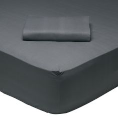 DAS HOME 1007 ΣΕΝΤΟΝΙ ΥΠΕΡΔΙΠΛΟ ΜΕ ΛΑΣΤΙΧΟ DARK GREY DARK GREY |  Σεντόνια Υπέρδιπλα / King Size στο espiti