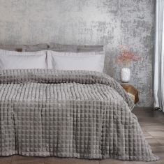 DAS HOME ΚΟΥΒΕΡΤΑ FLEECE 220Χ240 1359 GREY |  Κουβέρτες Βελουτέ Υπέρδιπλες στο espiti