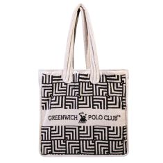 GREENWICH POLO CLUB ΤΣΑΝΤΑ ΘΑΛΑΣΣΗΣ 42Χ45 3732 BLACK, IVORY |  Τσάντες στο espiti