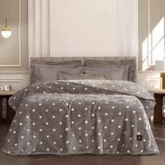 GREENWICH POLO CLUB ΚΟΥΒΕΡΤΑ VELOUR ΜΟΝΗ ESSENTIAL 3437 TAUPE |  Κουβέρτες Βελουτέ Υπέρδιπλες στο espiti