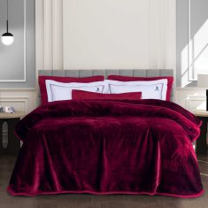 GREENWICH POLO CLUB ΚΟΥΒΕΡΤΑ VELOUR ΜΟΝΗ ESSENTIAL 3438 ΜΠΟΡΝΤΩ |  Κουβέρτες Βελουτέ Υπέρδιπλες στο espiti