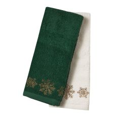 DAS HOME CHRISTMAS ΠΟΤΗΡΟΠΑΝΑ ΣΕΤ 2ΤΜΧ 40X60 0705 GREEN, IVORY |  Χριστουγεννιάτικες Πετσέτες στο espiti