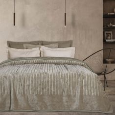 DAS HOME ΚΟΥΒΕΡΤΑ VELOUR ΥΠΕΡΔΙΠΛΗ 1350 TAUPE |  Κουβέρτες Βελουτέ Υπέρδιπλες στο espiti