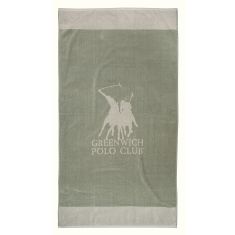 GREENWICH POLO CLUB ΠΕΤΣΕΤΑ ΘΑΛΑΣΣΗΣ 90Χ170 3888 ECRU, GREY |  Πετσέτες Θαλάσσης στο espiti