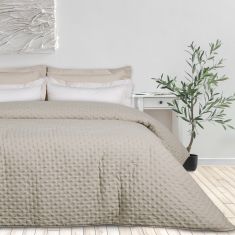 DAS HOME ΚΟΥΒΕΡΛΙ ΥΠΕΡΔΙΠΛΟ HAPPY 9652 LIGHT TAUPE |  Κουβερλί Υπέρδιπλα στο espiti