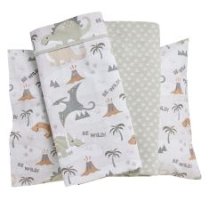 DAS BABY ΣΕΤ ΣΕΝΤΟΝΙΑ FUN 4937 BEIGE, OLIVE |  Βρεφικά Σεντόνια στο espiti