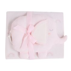 DAS BABY ΚΟΥΒΕΡΤΑ ΠΙΚΕ 75X100 RELAX 4957 GREY, PINK, WHITE |  Βρεφικές Κουβέρτες στο espiti