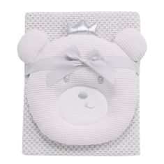 DAS BABY ΚΟΥΒΕΡΤΑ ΠΙΚΕ 75X100 RELAX 4958 GREY, WHITE |  Βρεφικές Κουβέρτες στο espiti