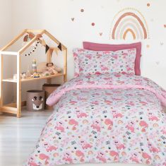 DAS KIDS ΣΕΤ ΣΕΝΤΟΝΙΑ ΜΟΝΑ 4936 PINK, WHITE |  Σεντόνια Παιδικά στο espiti